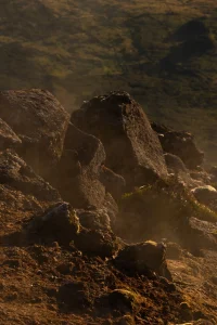 Archipel des Azores Fumée volcanique