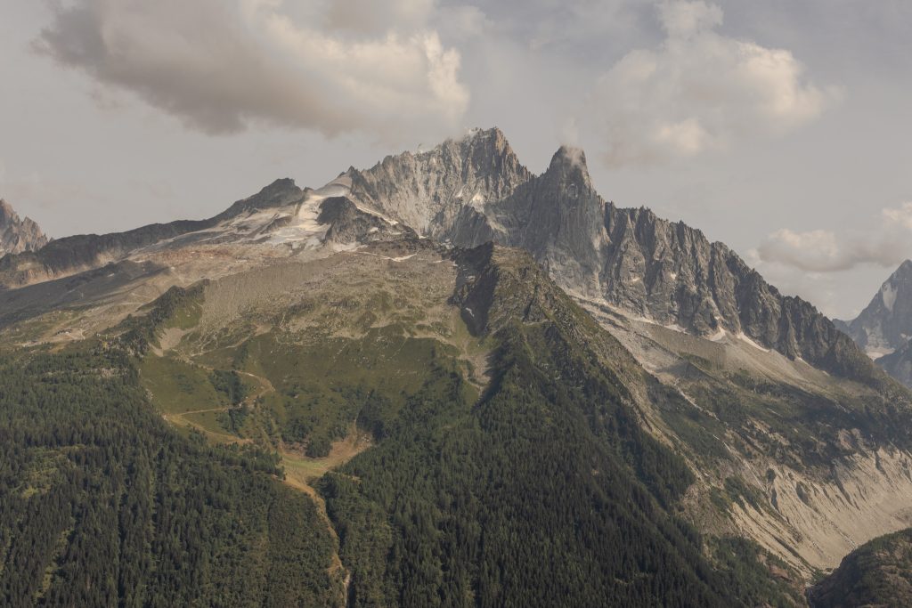 Les aiguilles rouges Panorama massif des aiguilles rouges