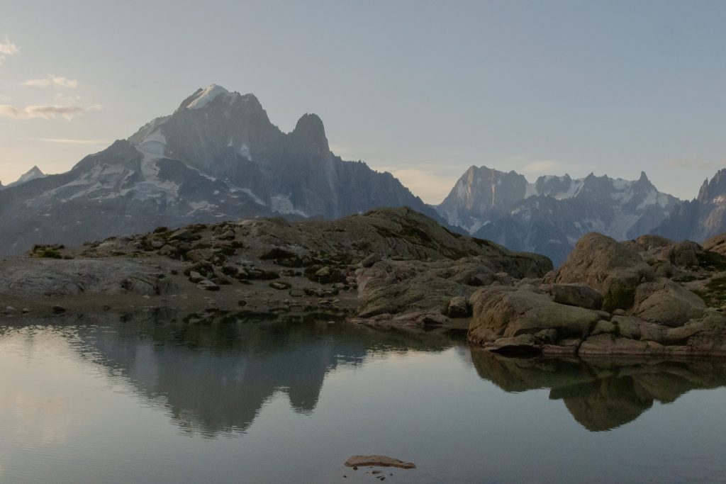 Les aiguilles rouges Lac Blanc