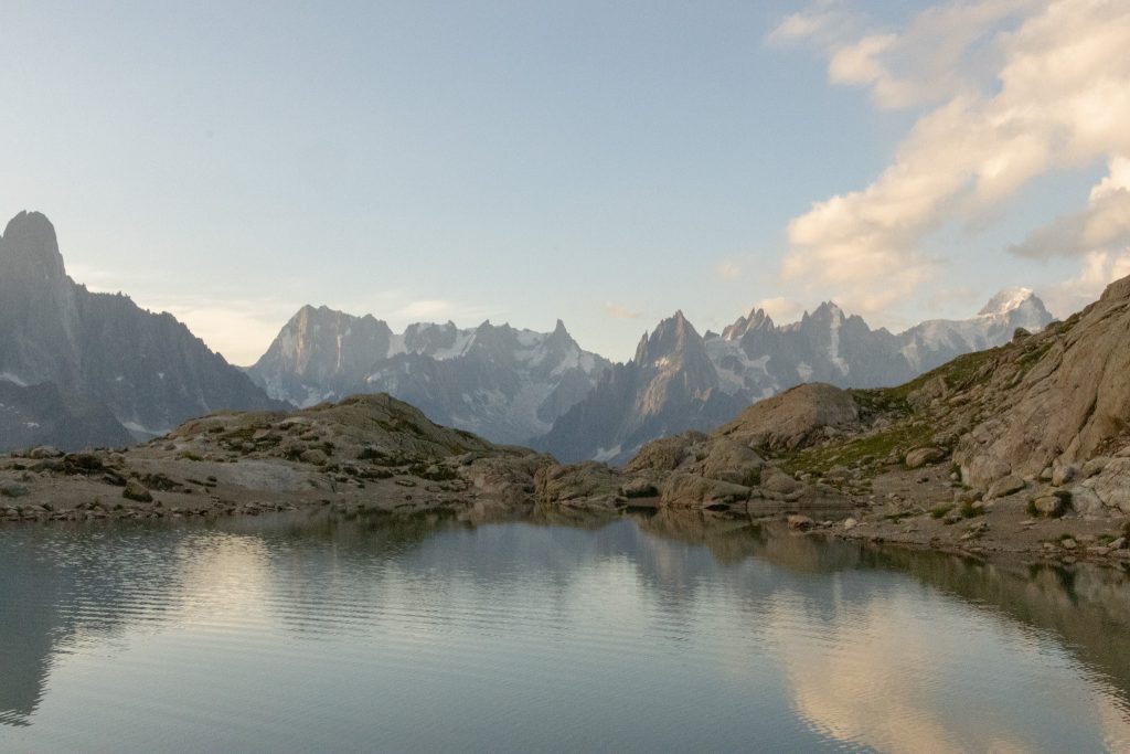 Les aiguilles rouges Lac Blanc