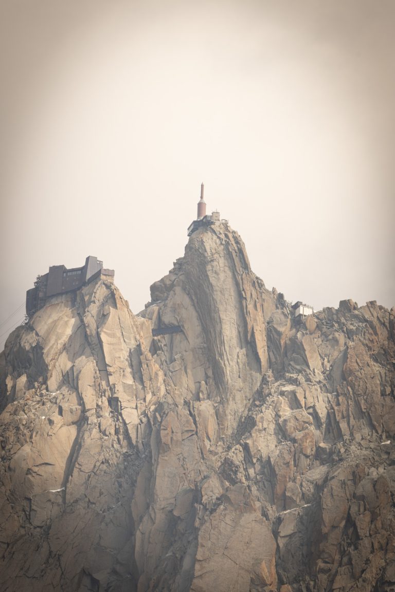 La jonction Aiguille du midi